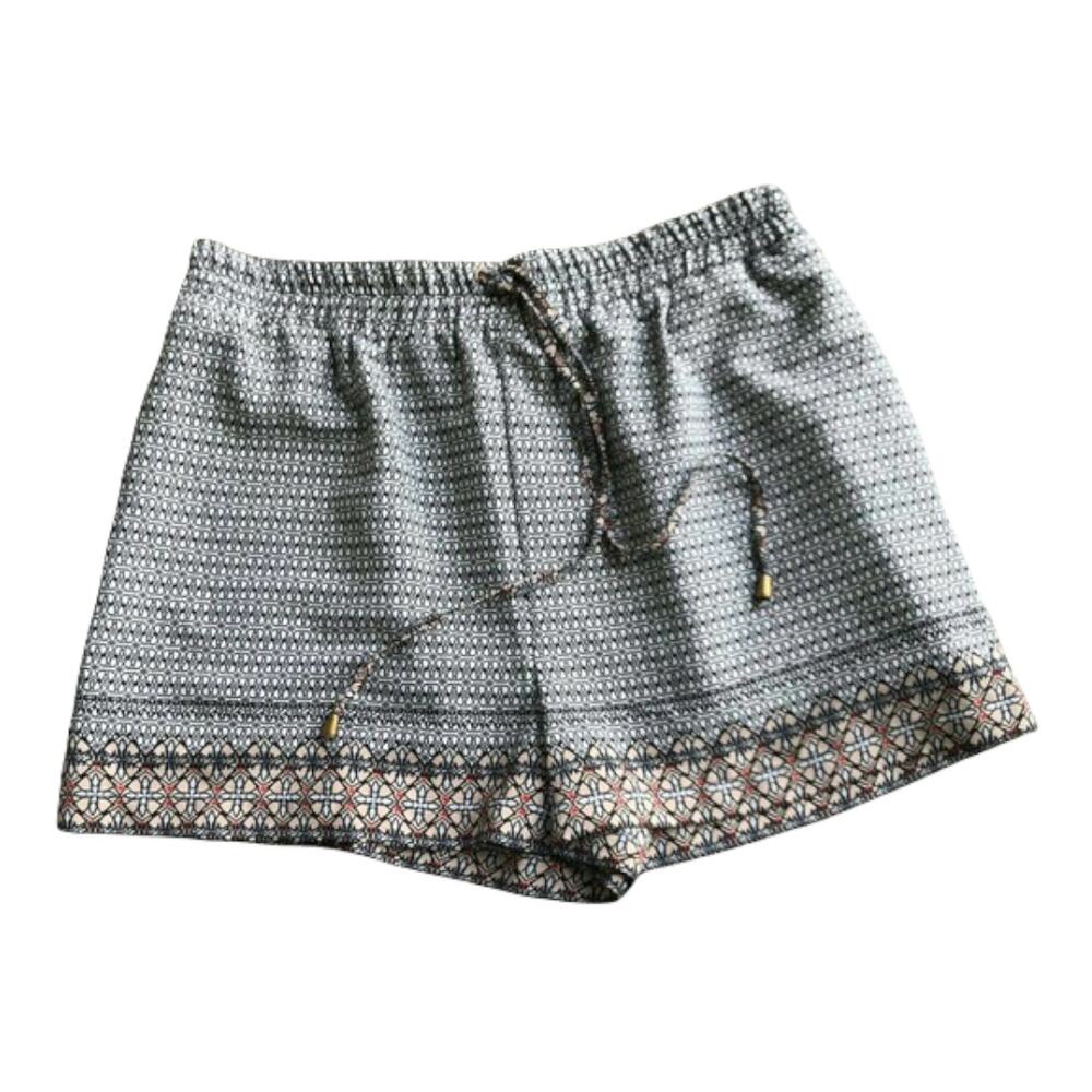 Skies Are Blue Womens Shorts Size XS Print Tribal Crosses Extra Small NEW‎